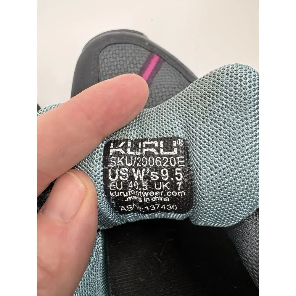 KURU Chicane‎ Khaki Teal Trail Hiker Shoe Womens 9.5 Walking Outdoors Comfort